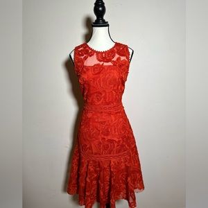 Reiss Burnt Orange Dress